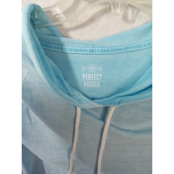 So Womens Large Blue Hooded Sweatshirt - Picture 6 of 9